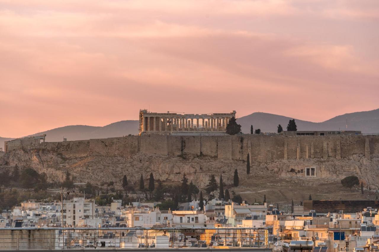 Sunny Penthouse W/ Acropolis View Next To Metro Apartment Athens Exterior photo