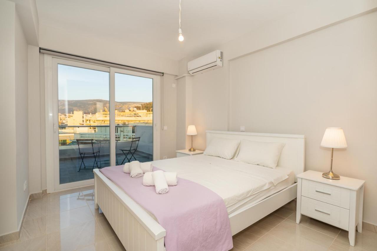 Sunny Penthouse W/ Acropolis View Next To Metro Apartment Athens Exterior photo