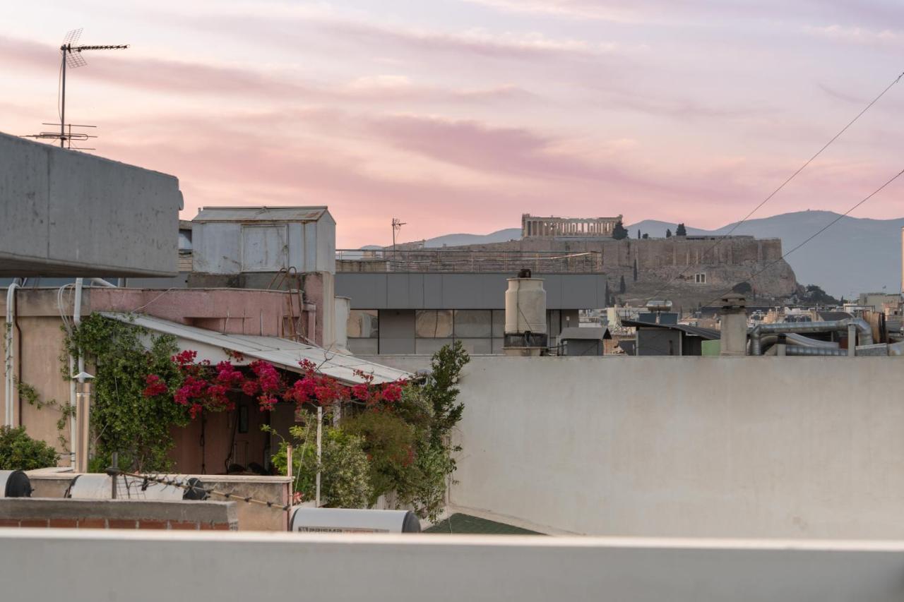 Sunny Penthouse W/ Acropolis View Next To Metro Apartment Athens Exterior photo