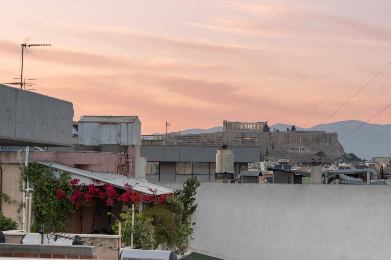 Sunny Penthouse W/ Acropolis View Next To Metro Apartment Athens Exterior photo